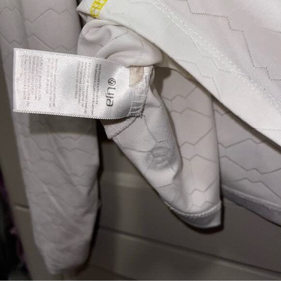 Lija Texas Longhorn Half Zip White and Yellow Small - Picture 5 of 8